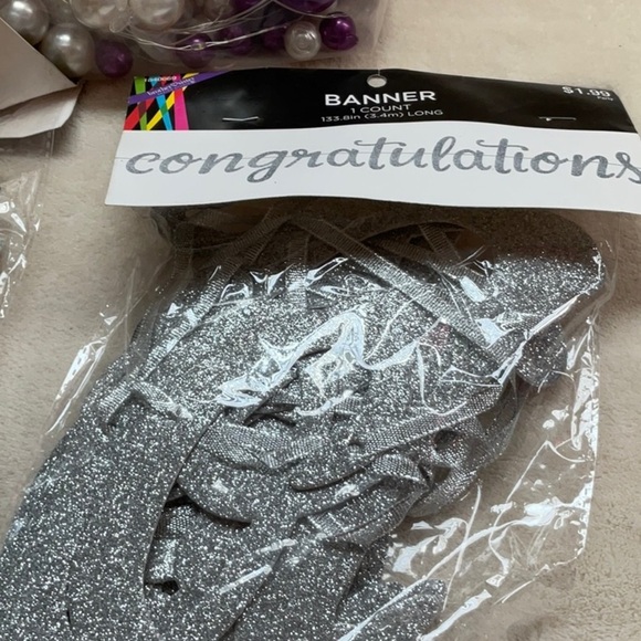 Silver and Purple Party Lights Set - Picture 3 of 4